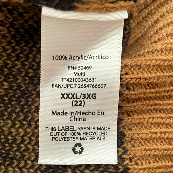 Time And Tru Womens Sweater Dress Leopard Print - Picture 4 of 4